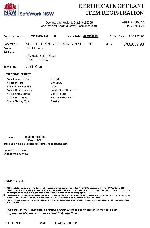 Slew Cranes - Wheeler Cranes : Wheeler Cranes